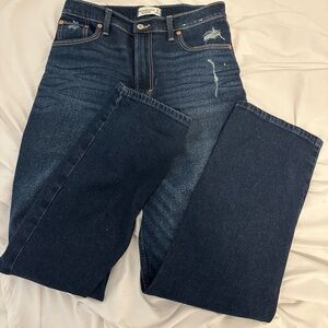 Abercrombie 90s straight ultra high rise jeans
